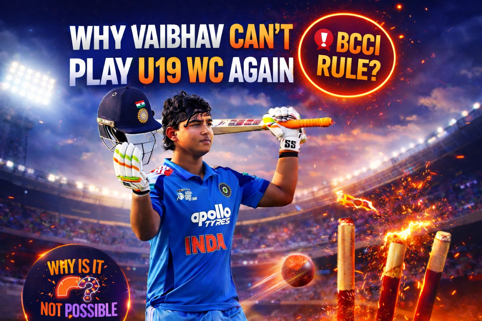 Vaibhav Suryavanshi U19 World Cup age eligibility rule explanation