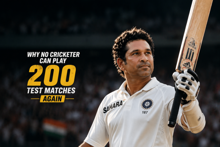 Sachin Tendulkar 200 Test matches record showing why no cricketer may play 200 Tests again