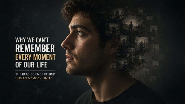 Human memories fading from the mind showing why we cannot remember every moment of life