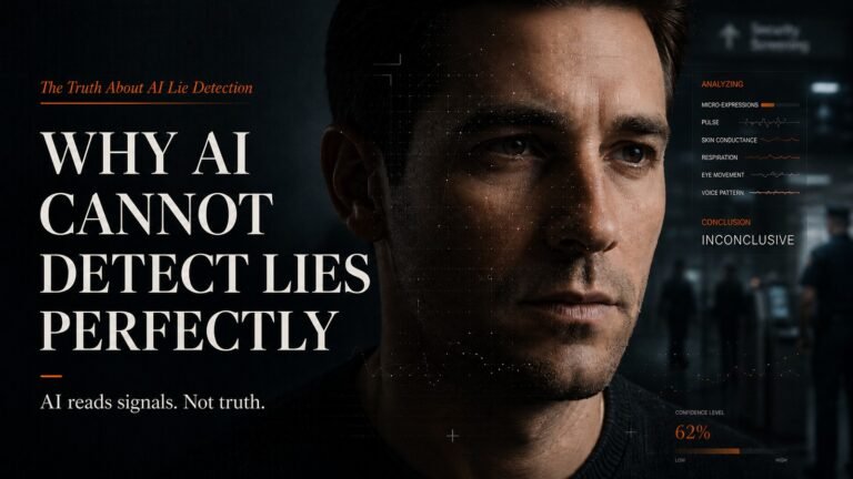 AI lie detection technology showing why artificial intelligence cannot detect lies perfectly