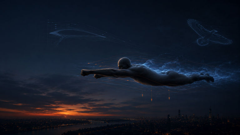 Flying like superheroes is physically impossible without lift, control and a power source